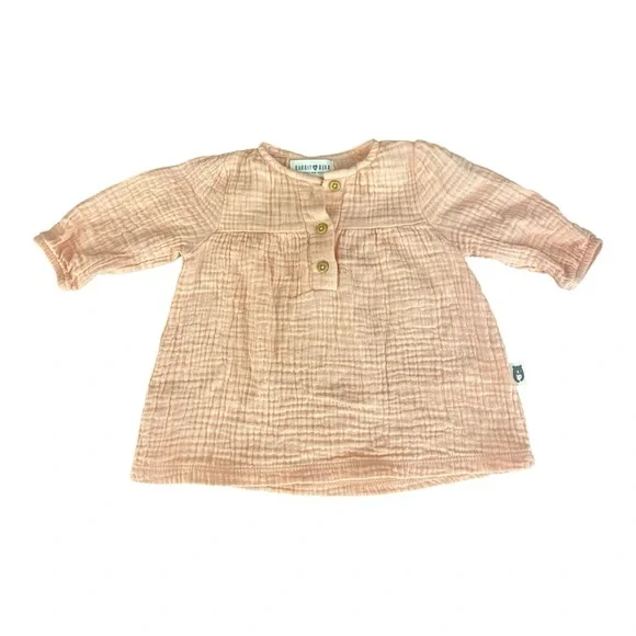 Rabbit and Bear Pink Long Sleeve Baby Dress Size 3-6months - Picture 1 of 5